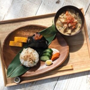 河村屋のお漬物おにぎりプレート