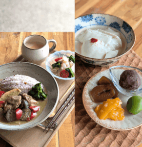 【河村屋大宮本店】春の薬膳グリーンカレーセットと新スイーツが始まります
